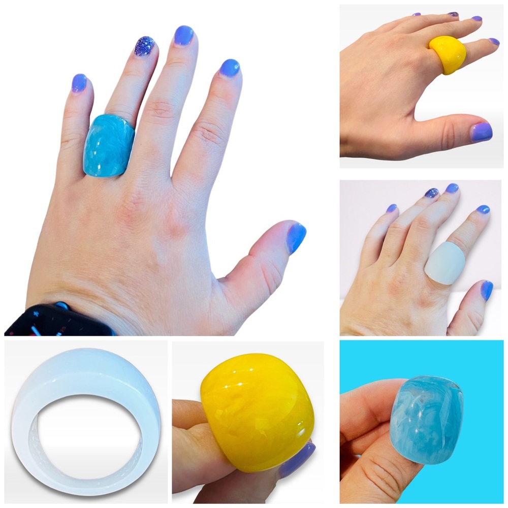 Resin Chunky Ring